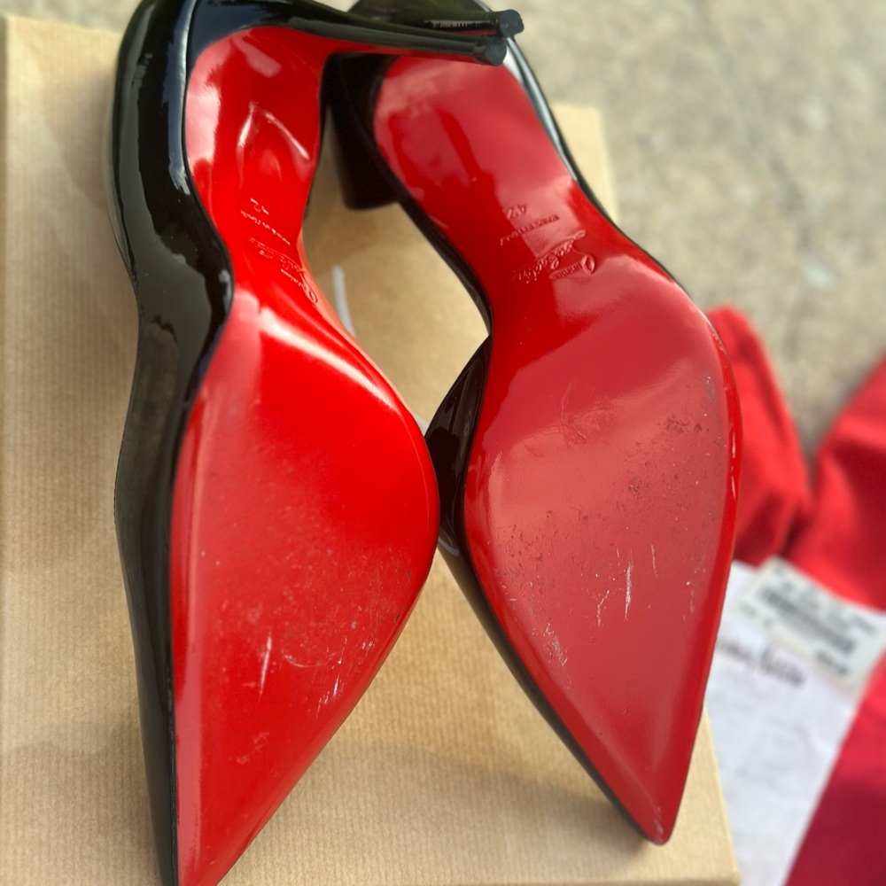 Christian Louboutin Black Stiletto Heels - Picture 8 of 10